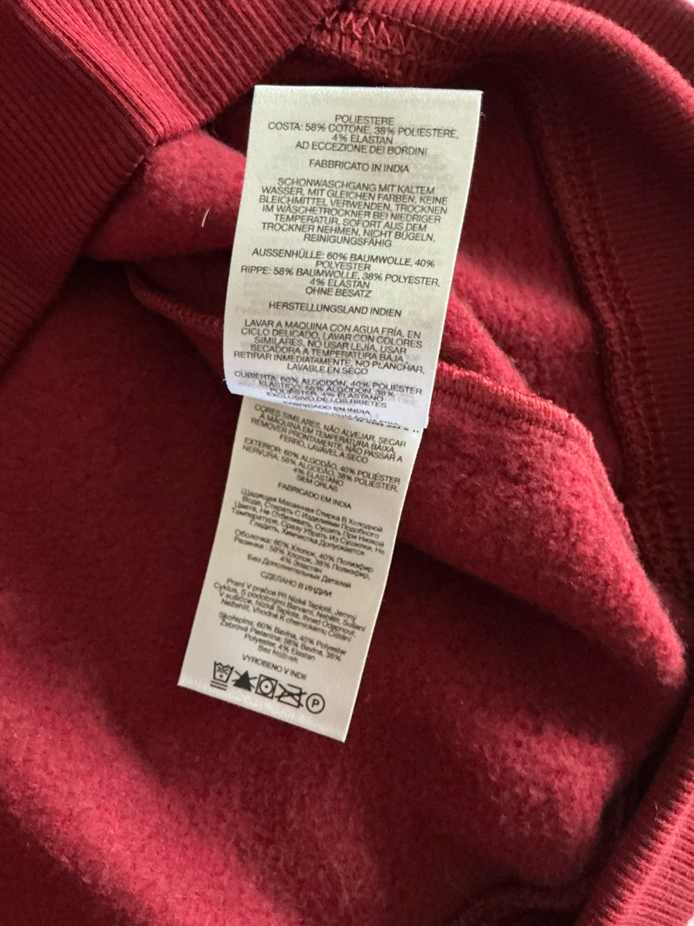 Columbia Men's Hart Mountain ll Maroon Quarter-Zip Pullover Sweatshirt XL - Picture 6 of 14